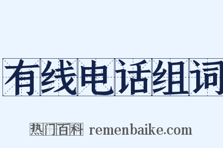 有线电话组词是什么意思的图片